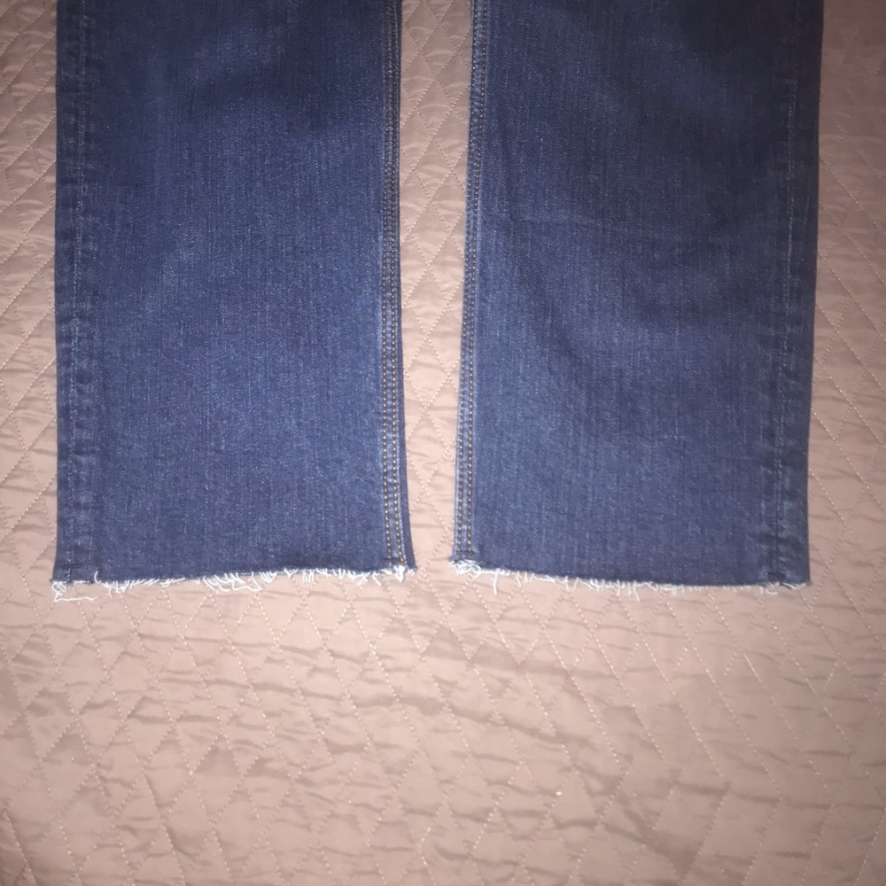 Dark blue denim jeans